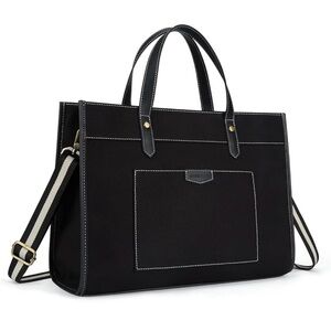 Elegant Black Tote Bag